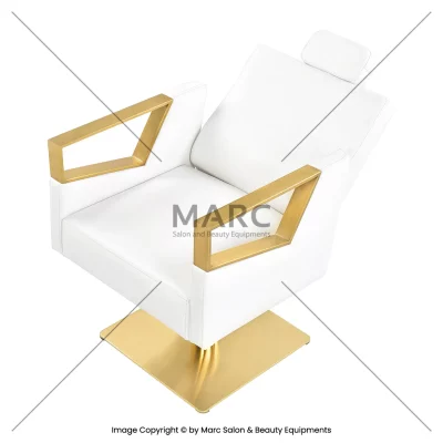 Angle Gold Hair Wash Station Chair Image